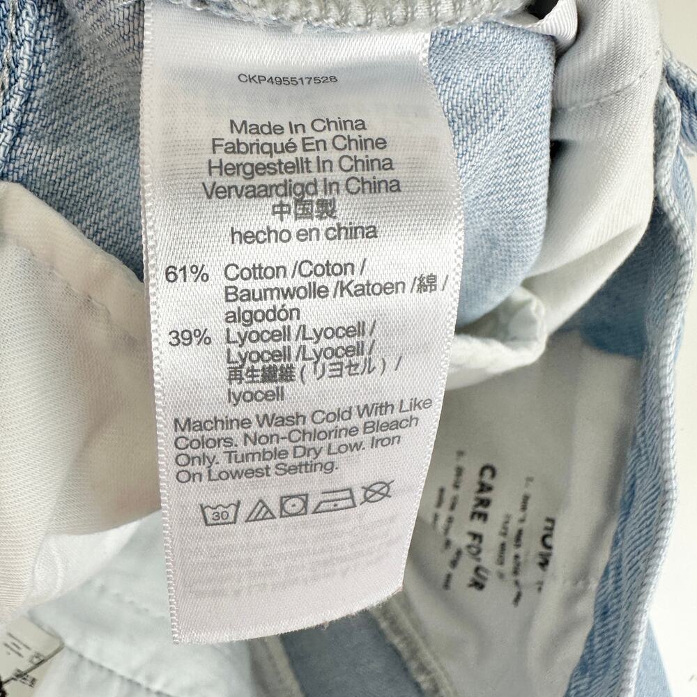 Madewell Light Blue Denim Wide Leg Jeans - Picture 12 of 13